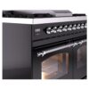 ILVE UPD40FNMPBKCLP Nostalgie II 40" Dual Fuel Range, details