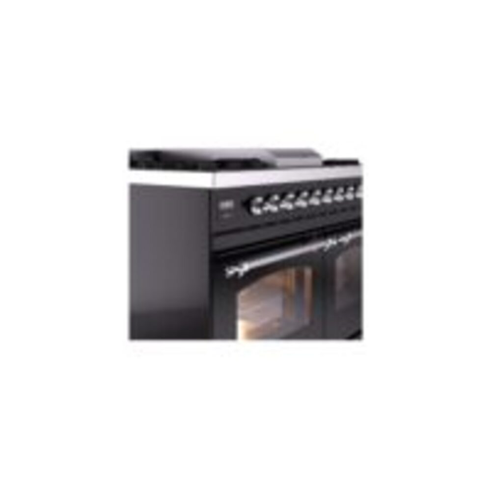 ILVE UPD40FNMPBKCLP Nostalgie II 40" Dual Fuel Range, details