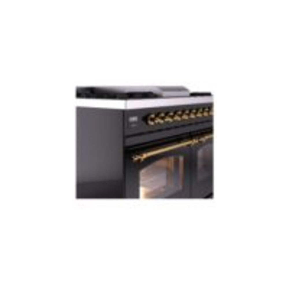 ILVE UPD40FNMPBKGLP Nostalgie II 40" Dual Fuel Range, details