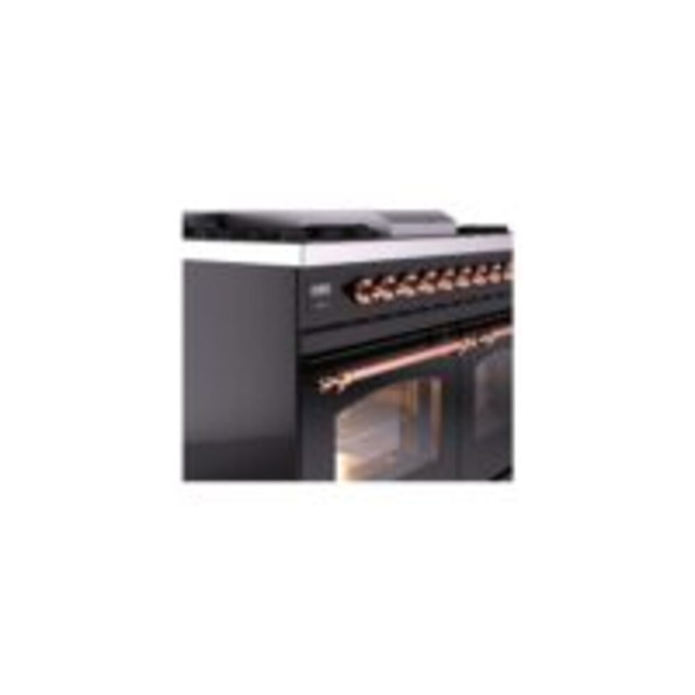 ILVE UPD40FNMPBKPLP Nostalgie II 40" Dual Fuel Range, details