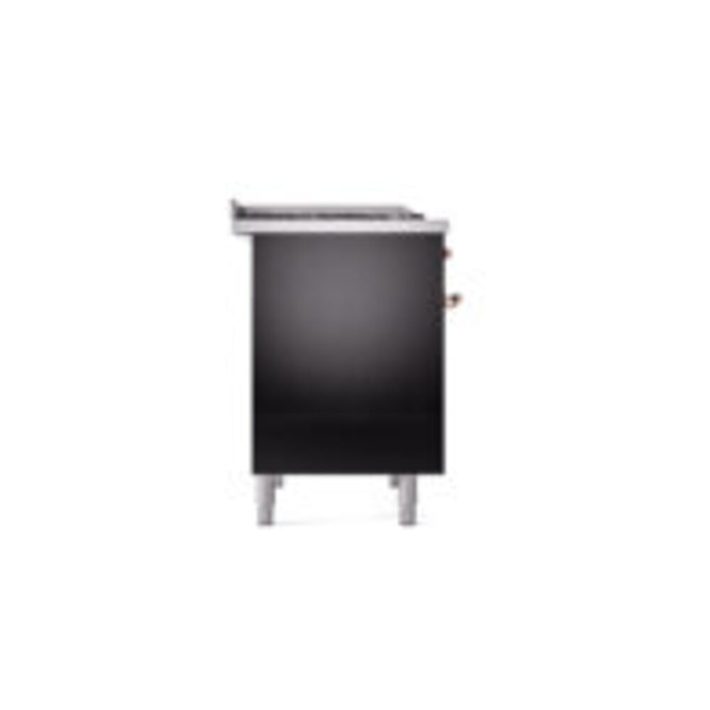 ILVE UPD40FNMPBKP Nostalgie II 40" Dual Fuel Range, left side view