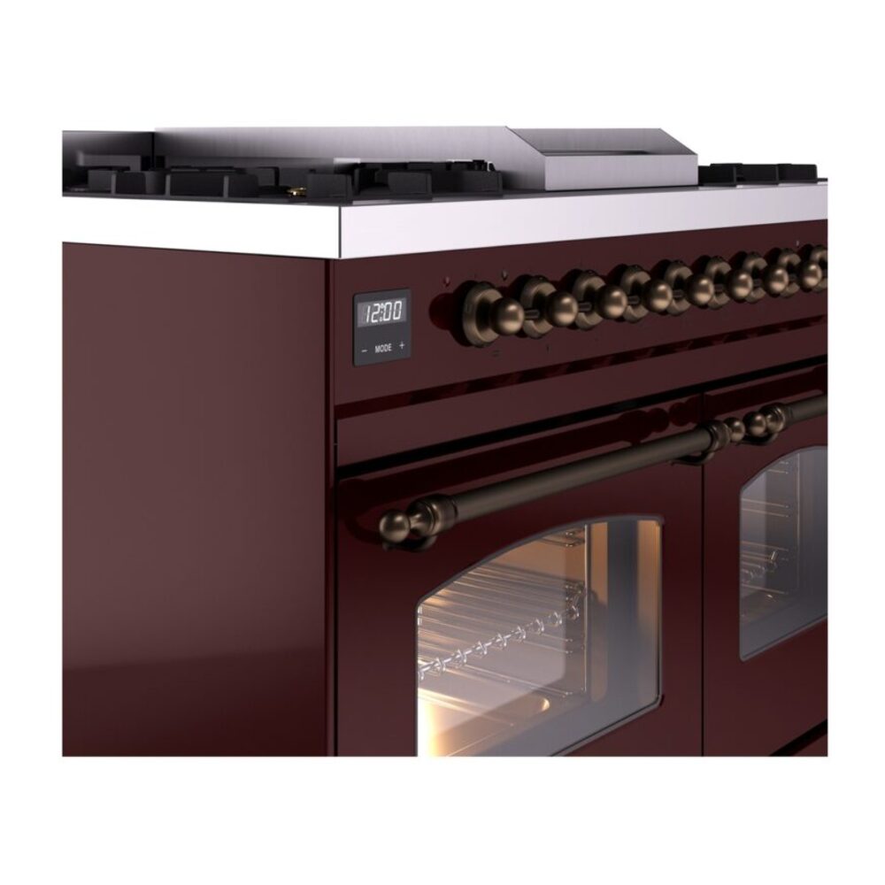 ILVE UPD40FNMPBUBLP Nostalgie II 40" Dual Fuel Range, details