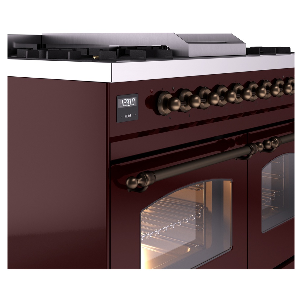 ILVE UPD40FNMPBUBLP Nostalgie II 40" Dual Fuel Range, details