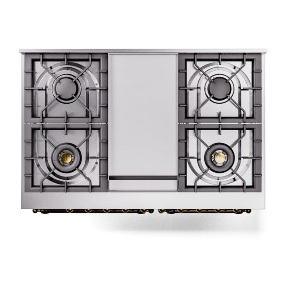 ILVE UPD40FNMPBUBLP Nostalgie II 40" Dual Fuel Range, top view