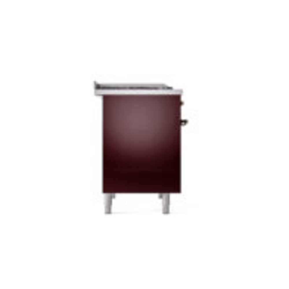 ILVE UPD40FNMPBUBLP Nostalgie II 40" Dual Fuel Range, left side view