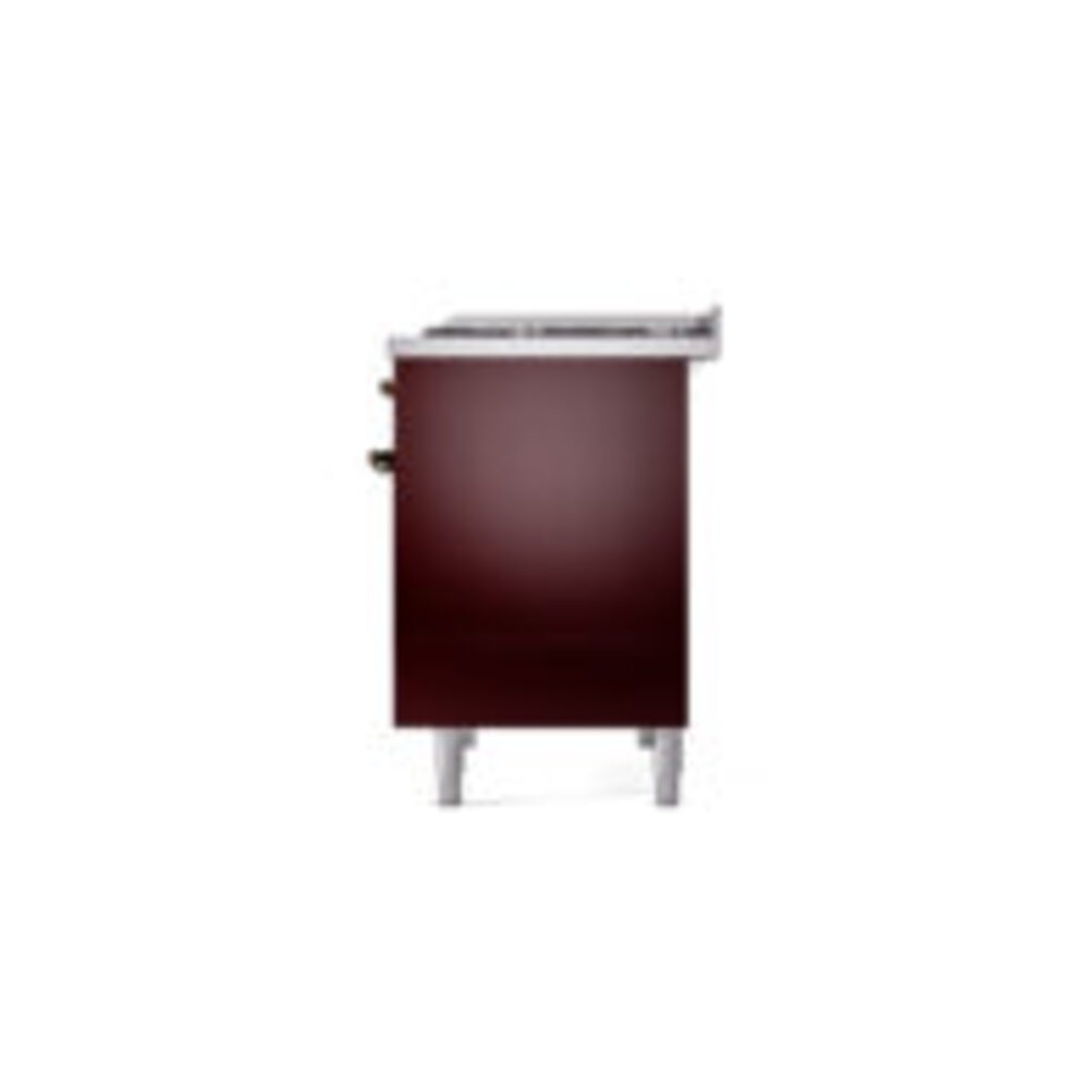 ILVE UPD40FNMPBUBLP Nostalgie II 40" Dual Fuel Range, right side view