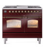 ILVE UPD40FNMPBUB Nostalgie II 40" Dual Fuel Range, front view