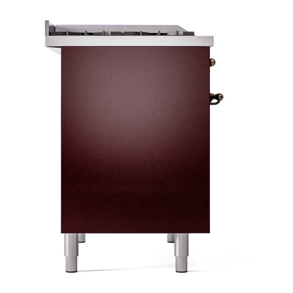 ILVE UPD40FNMPBUB Nostalgie II 40" Dual Fuel Range, left side view