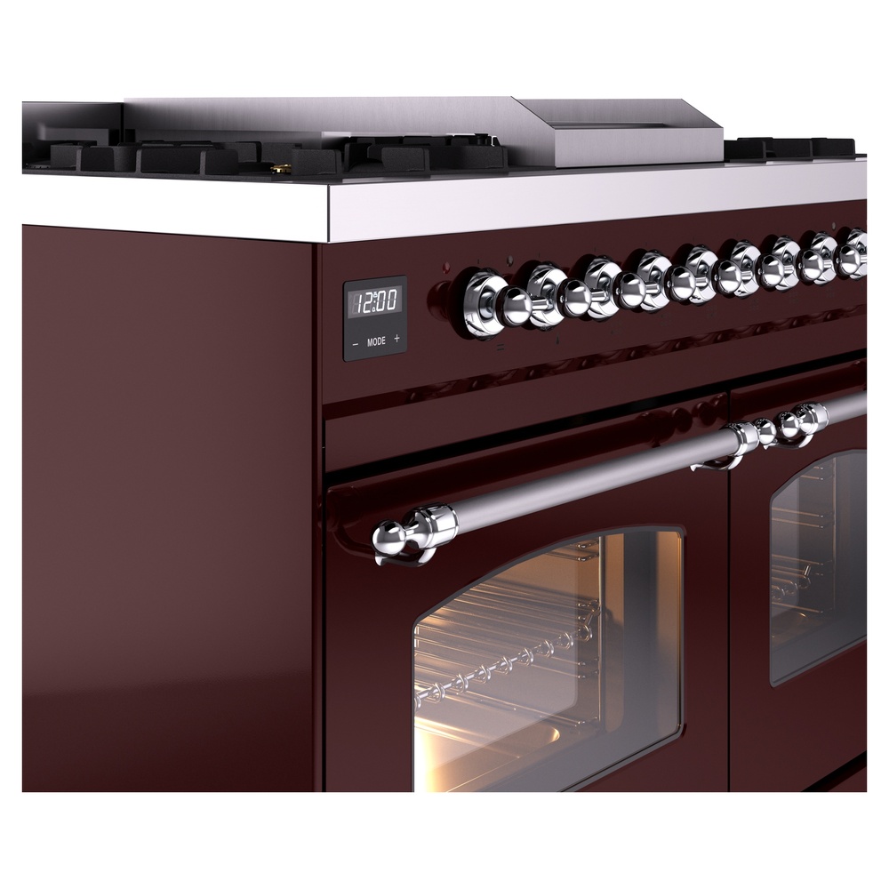 ILVE UPD40FNMPBUCLP Nostalgie II 40" Dual Fuel Range, details