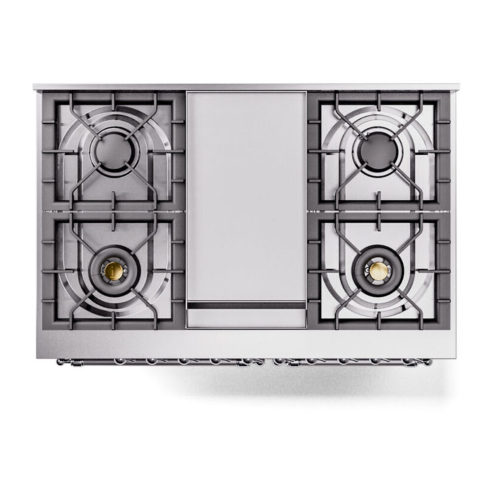 ILVE UPD40FNMPBUCLP Nostalgie II 40" Dual Fuel Range, top view