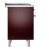 ILVE UPD40FNMPBUCLP Nostalgie II 40" Dual Fuel Range, left side view