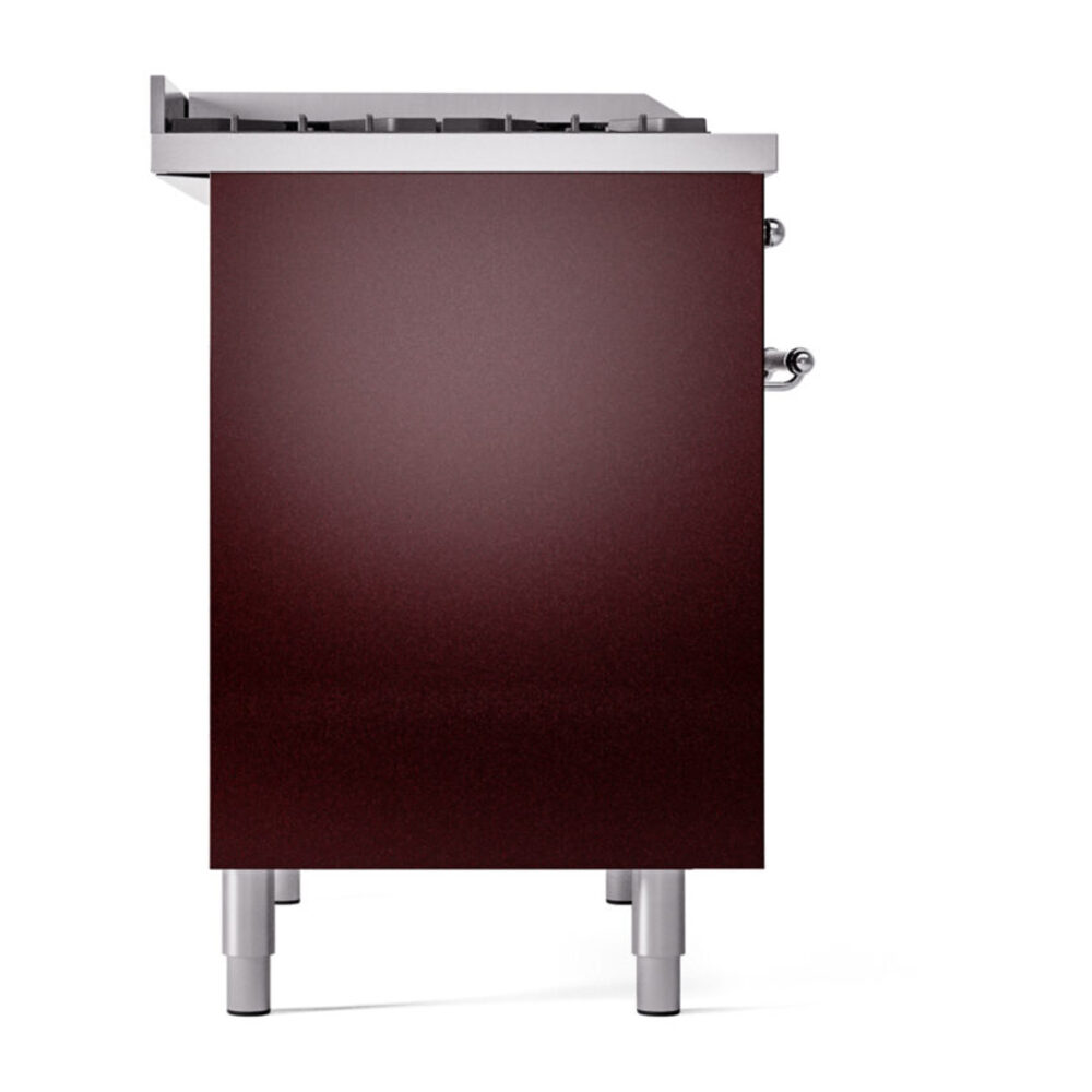 ILVE UPD40FNMPBUC Nostalgie II 40" Dual Fuel Range, left side view