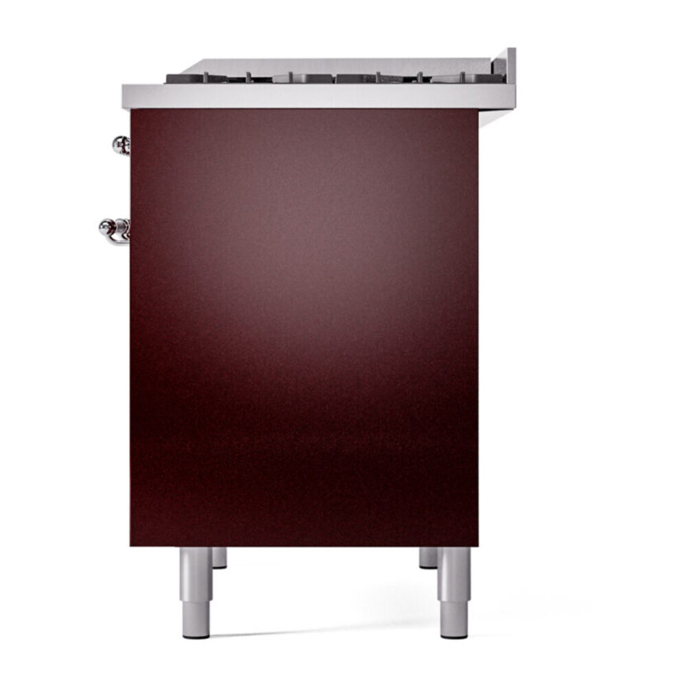 ILVE UPD40FNMPBUC Nostalgie II 40" Dual Fuel Range, right side view
