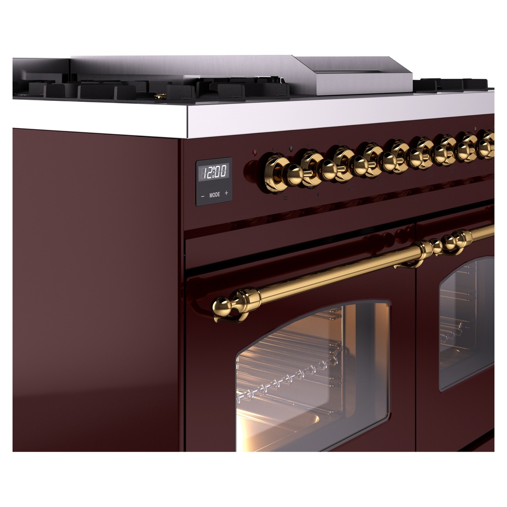 ILVE UPD40FNMPBUGLP Nostalgie II 40" Dual Fuel Range, details