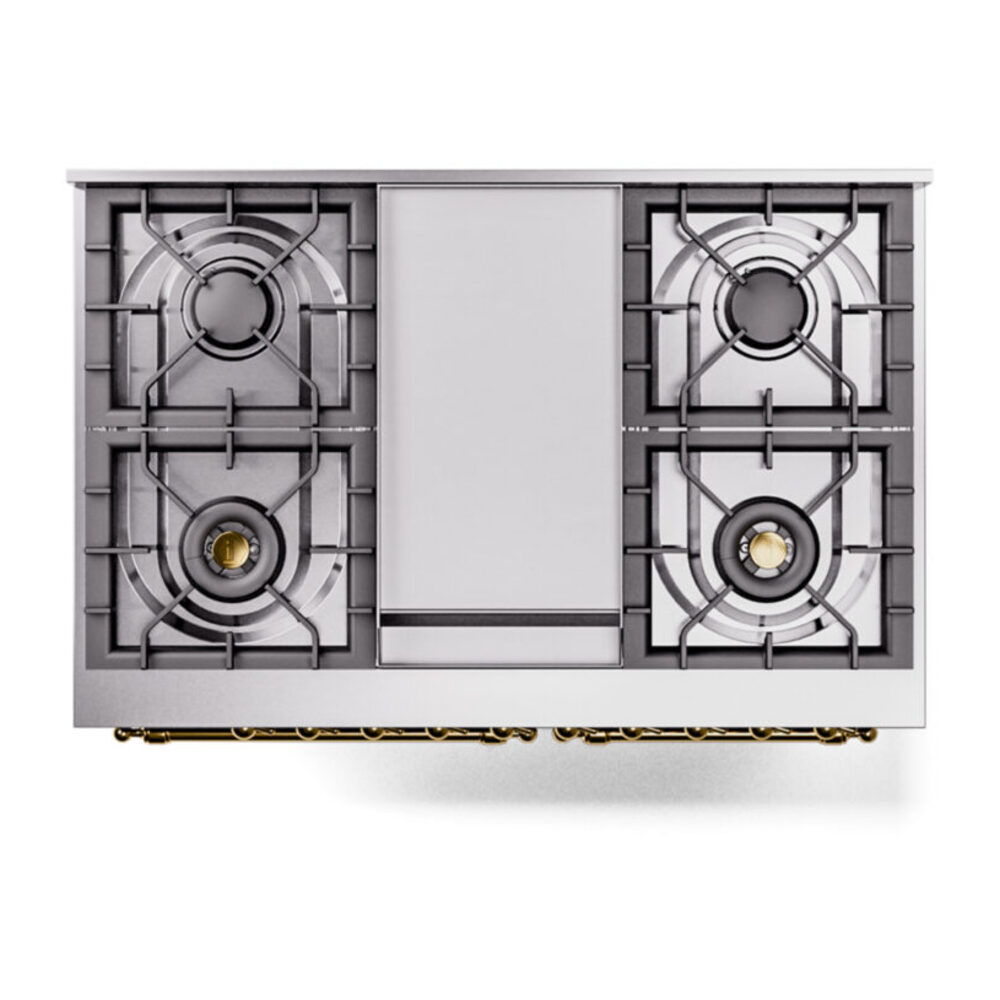 ILVE UPD40FNMPBUGLP Nostalgie II 40" Dual Fuel Range, top view