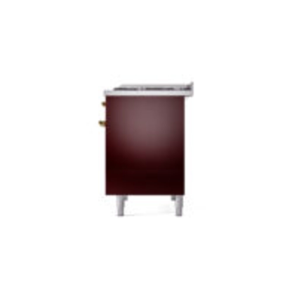 ILVE UPD40FNMPBUG Nostalgie II 40" Dual Fuel Range, right side view