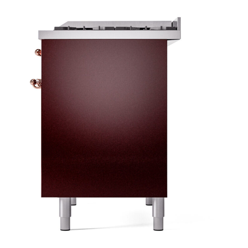 ILVE UPD40FNMPBUPLP Nostalgie II 40" Dual Fuel Range, right side view