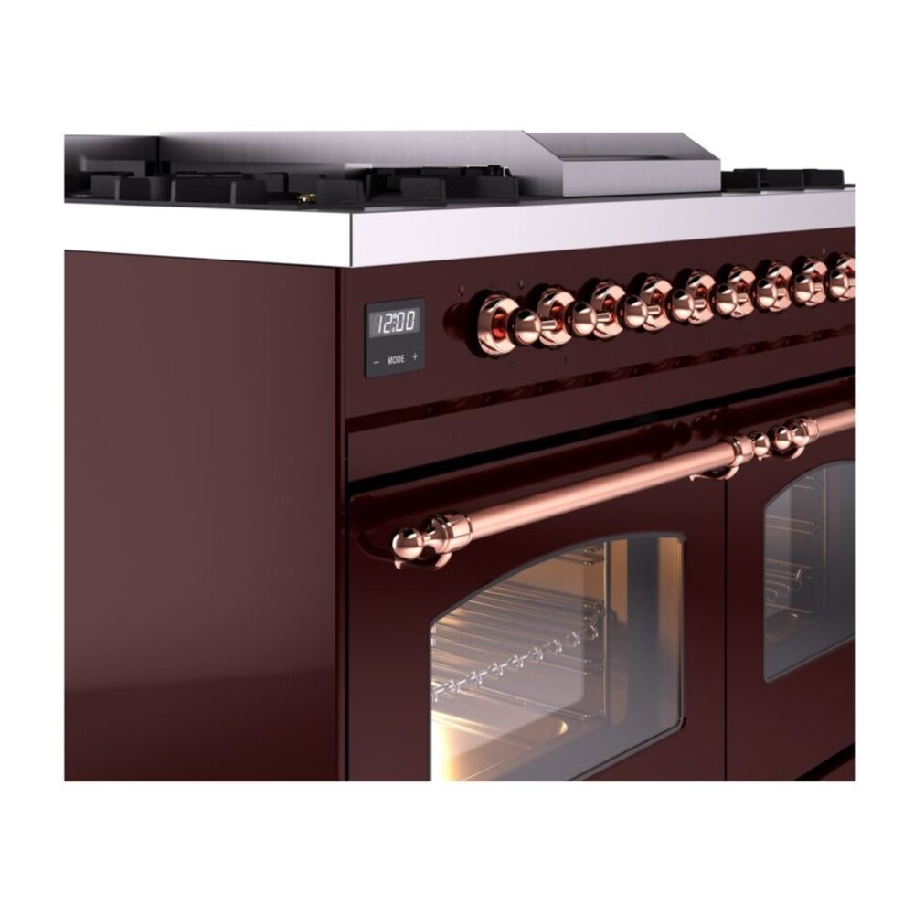 ILVE UPD40FNMPBUP Nostalgie II 40" Dual Fuel Range, details