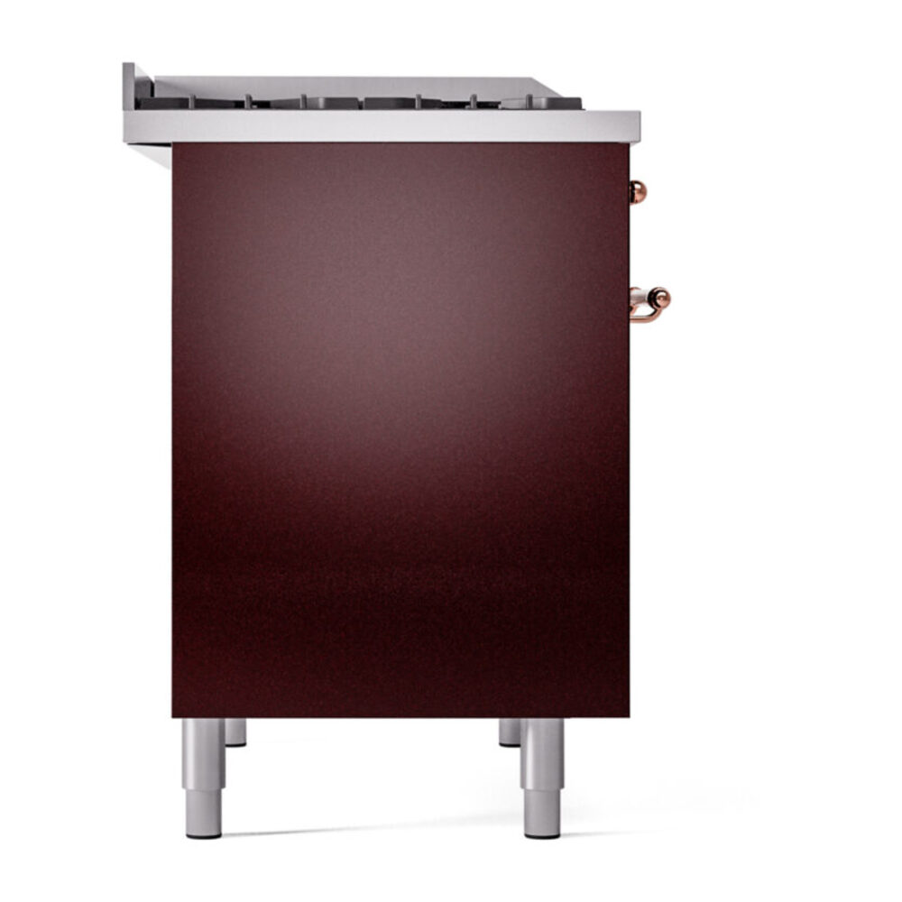 ILVE UPD40FNMPBUP Nostalgie II 40" Dual Fuel Range, left side view