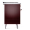 ILVE UPD40FNMPBUP Nostalgie II 40" Dual Fuel Range, left side view