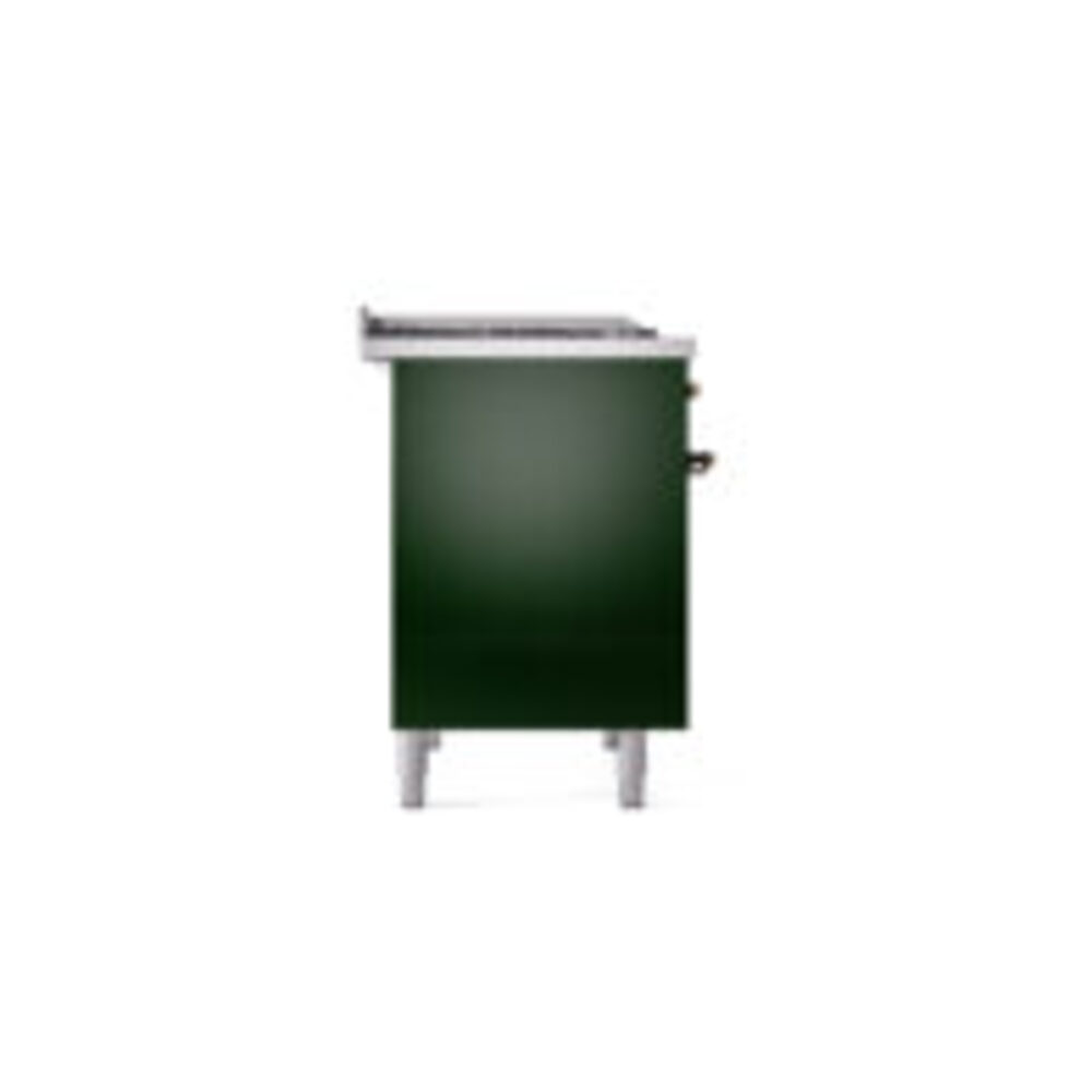 ILVE UPD40FNMPEGBLP Nostalgie II 40" Dual Fuel Range, left side view