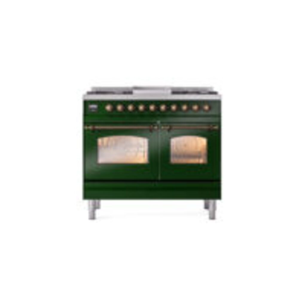 ILVE UPD40FNMPEGB Nostalgie II 40" Dual Fuel Range, front view