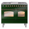 ILVE UPD40FNMPEGB Nostalgie II 40" Dual Fuel Range, front view