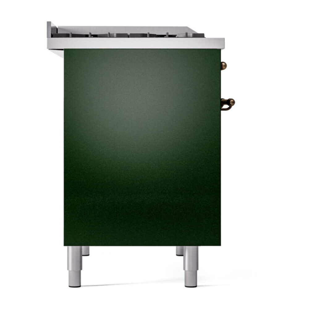 ILVE UPD40FNMPEGB Nostalgie II 40" Dual Fuel Range, left side view