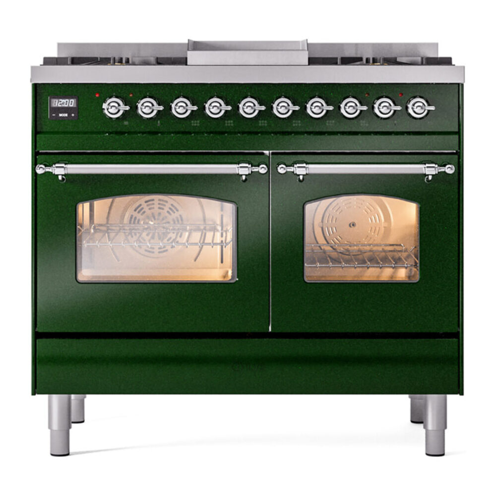 ILVE UPD40FNMPEGCLP Nostalgie II 40" Dual Fuel Range, front view