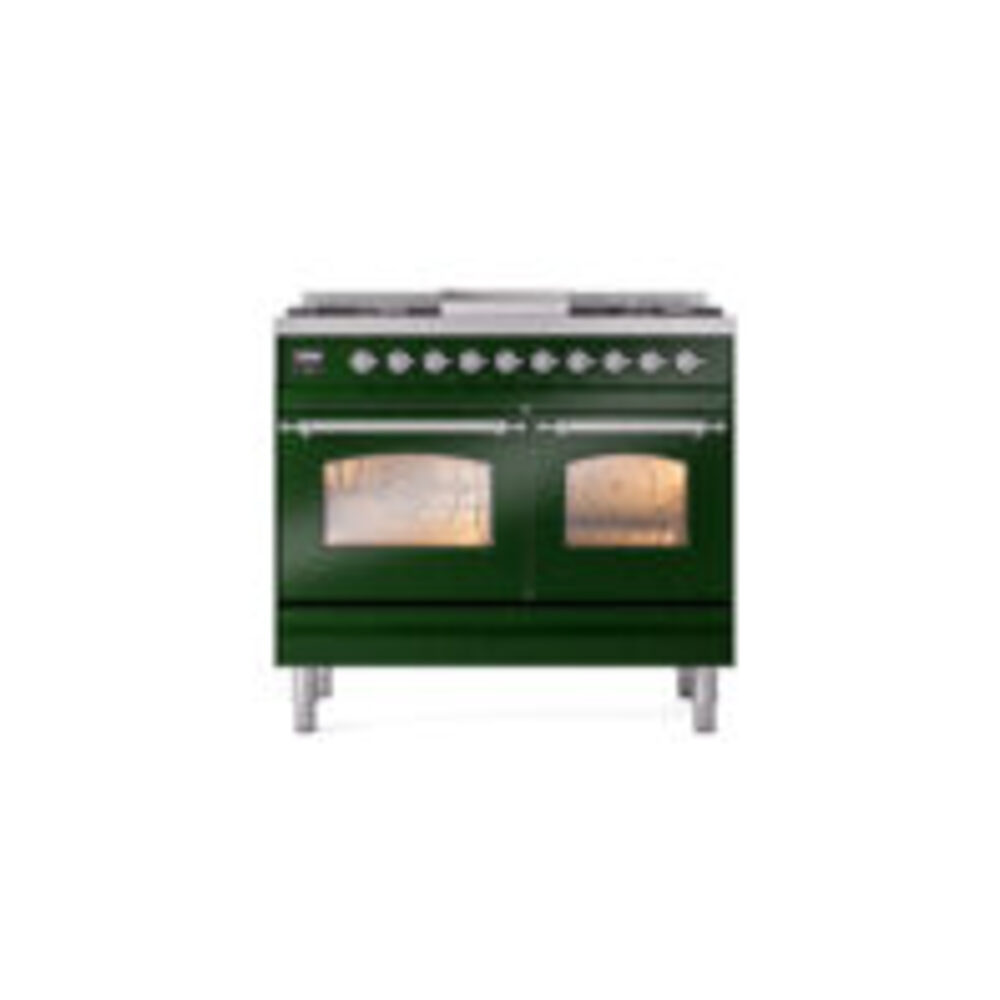 ILVE UPD40FNMPEGCLP Nostalgie II 40" Dual Fuel Range, front view
