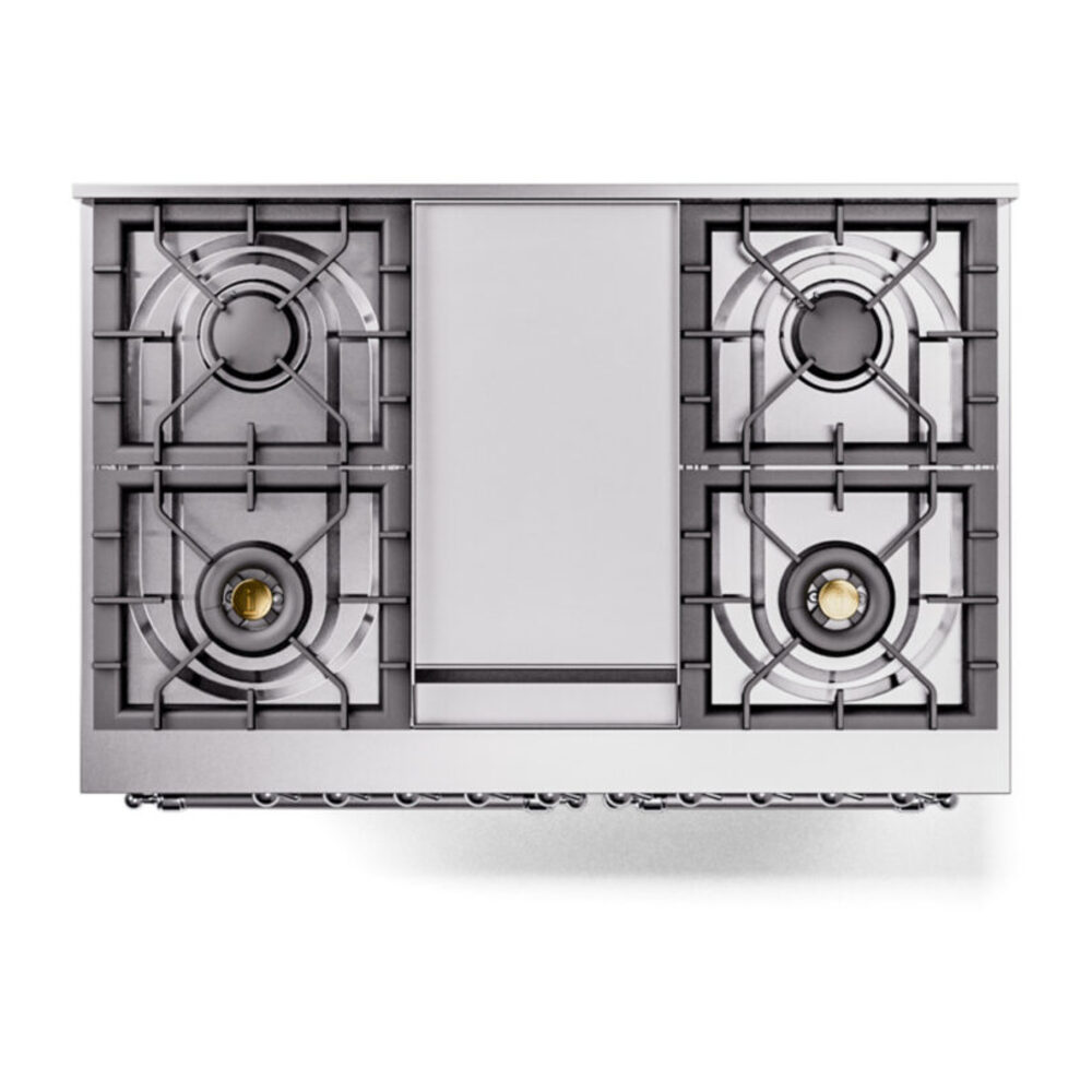 ILVE UPD40FNMPEGCLP Nostalgie II 40" Dual Fuel Range, top view