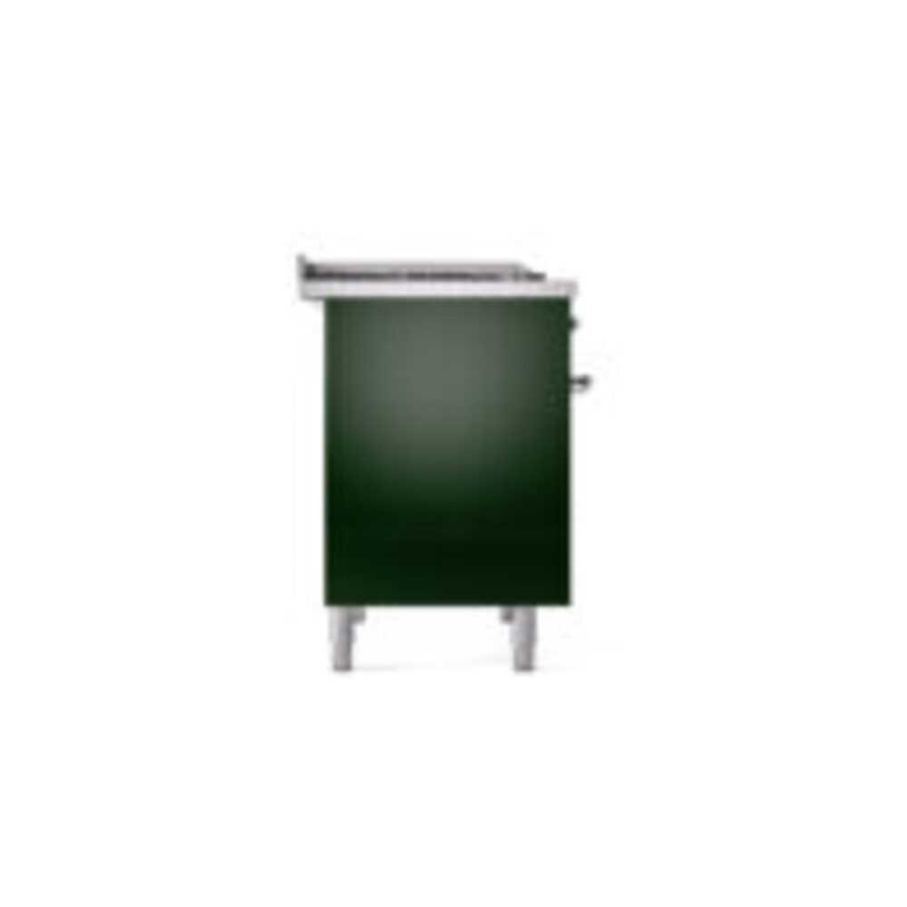 ILVE UPD40FNMPEGC Nostalgie II 40" Dual Fuel Range, left side view