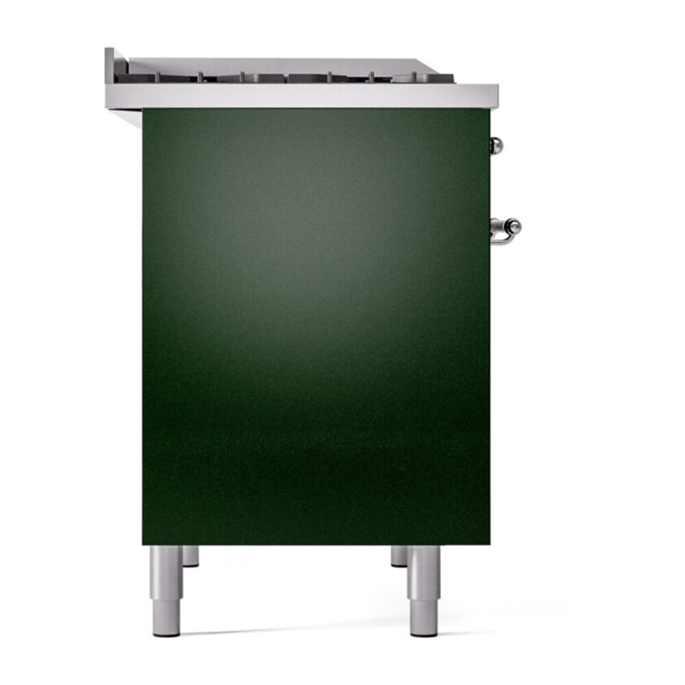 ILVE UPD40FNMPEGC Nostalgie II 40" Dual Fuel Range, left side view