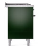 ILVE UPD40FNMPEGC Nostalgie II 40" Dual Fuel Range, left side view