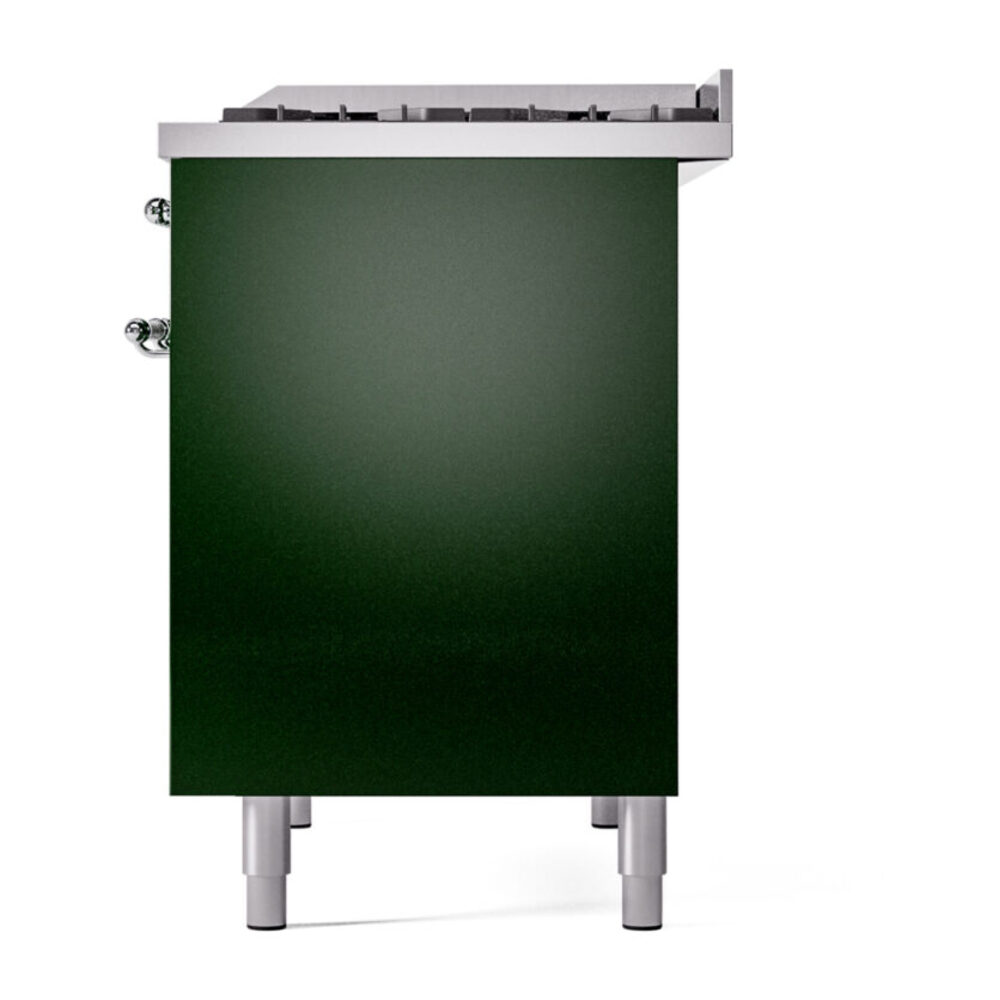 ILVE UPD40FNMPEGC Nostalgie II 40" Dual Fuel Range, right side view
