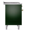ILVE UPD40FNMPEGG Nostalgie II 40" Dual Fuel Range, left side view