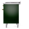 ILVE UPD40FNMPEGG Nostalgie II 40" Dual Fuel Range, right side view
