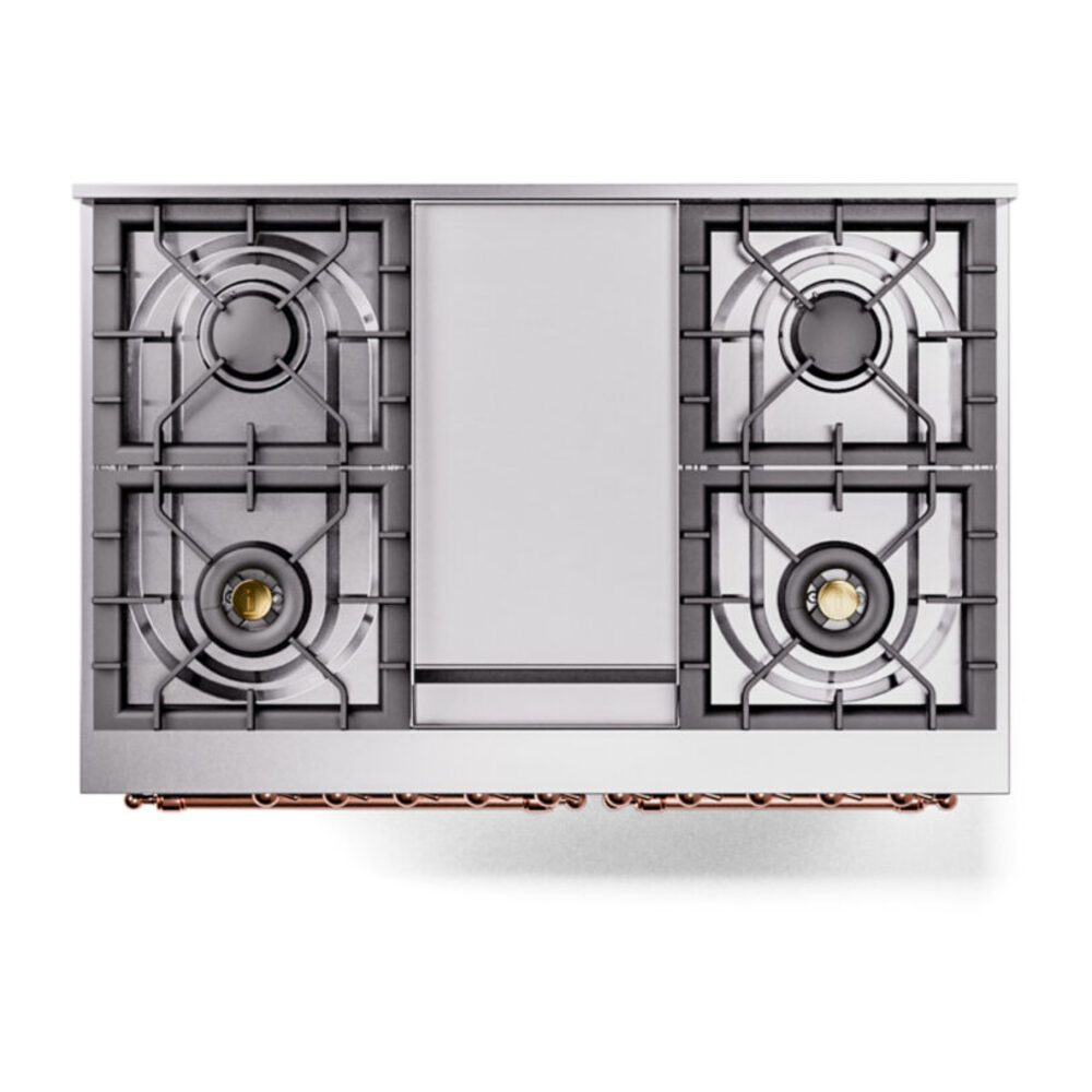 ILVE UPD40FNMPEGPLP Nostalgie II 40" Dual Fuel Range, top view
