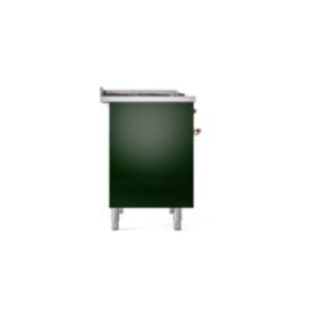 ILVE UPD40FNMPEGPLP Nostalgie II 40" Dual Fuel Range, left side view