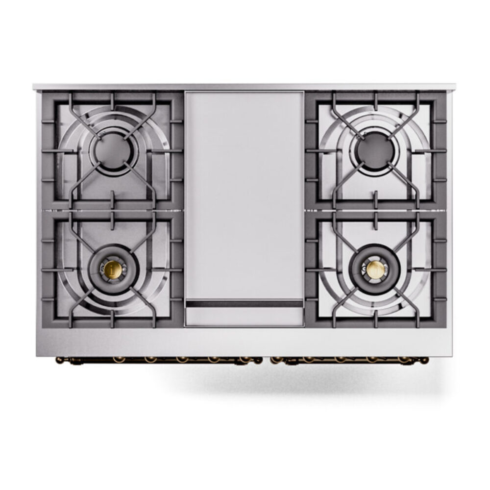 ILVE UPD40FNMPMBBLP Nostalgie II 40" Dual Fuel Range, top view