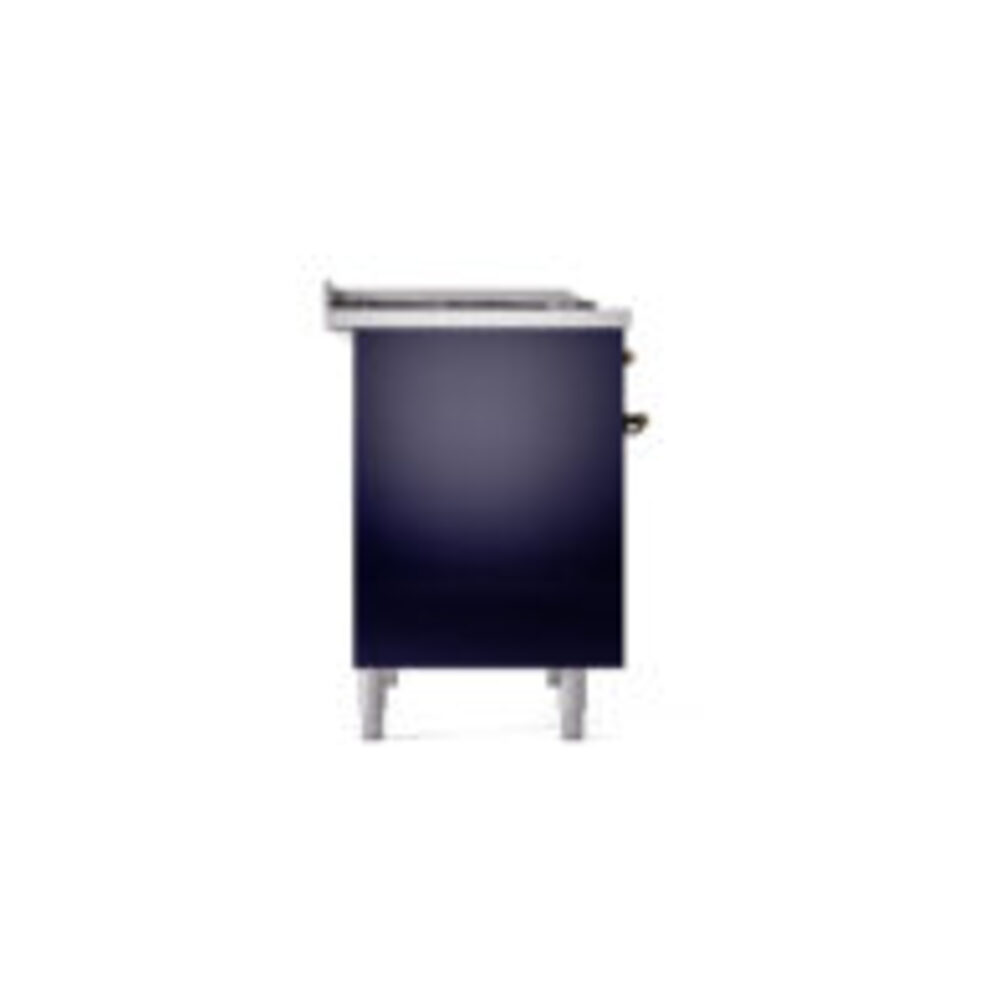 ILVE UPD40FNMPMBBLP Nostalgie II 40" Dual Fuel Range, left side view