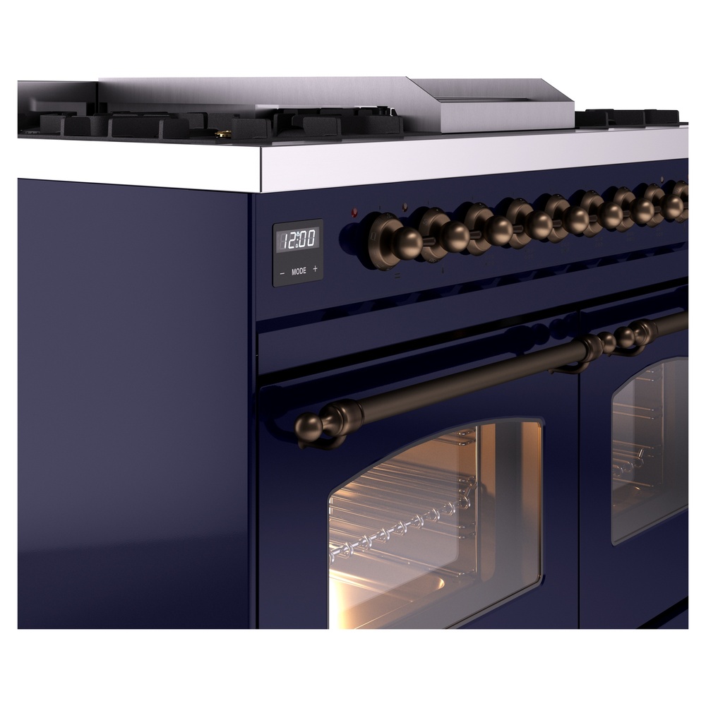 ILVE UPD40FNMPMBB Nostalgie II 40" Dual Fuel Range, details