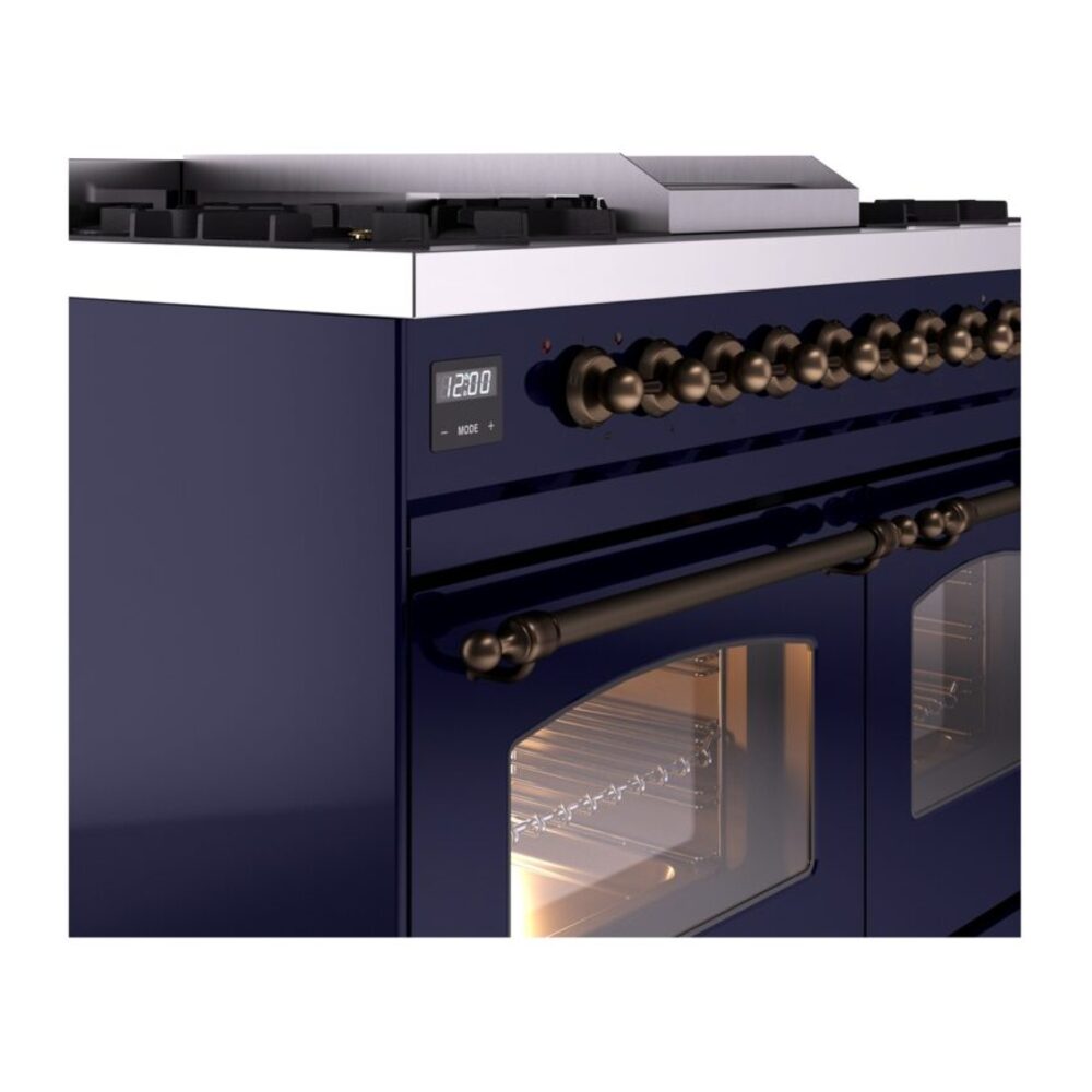 ILVE UPD40FNMPMBB Nostalgie II 40" Dual Fuel Range, details
