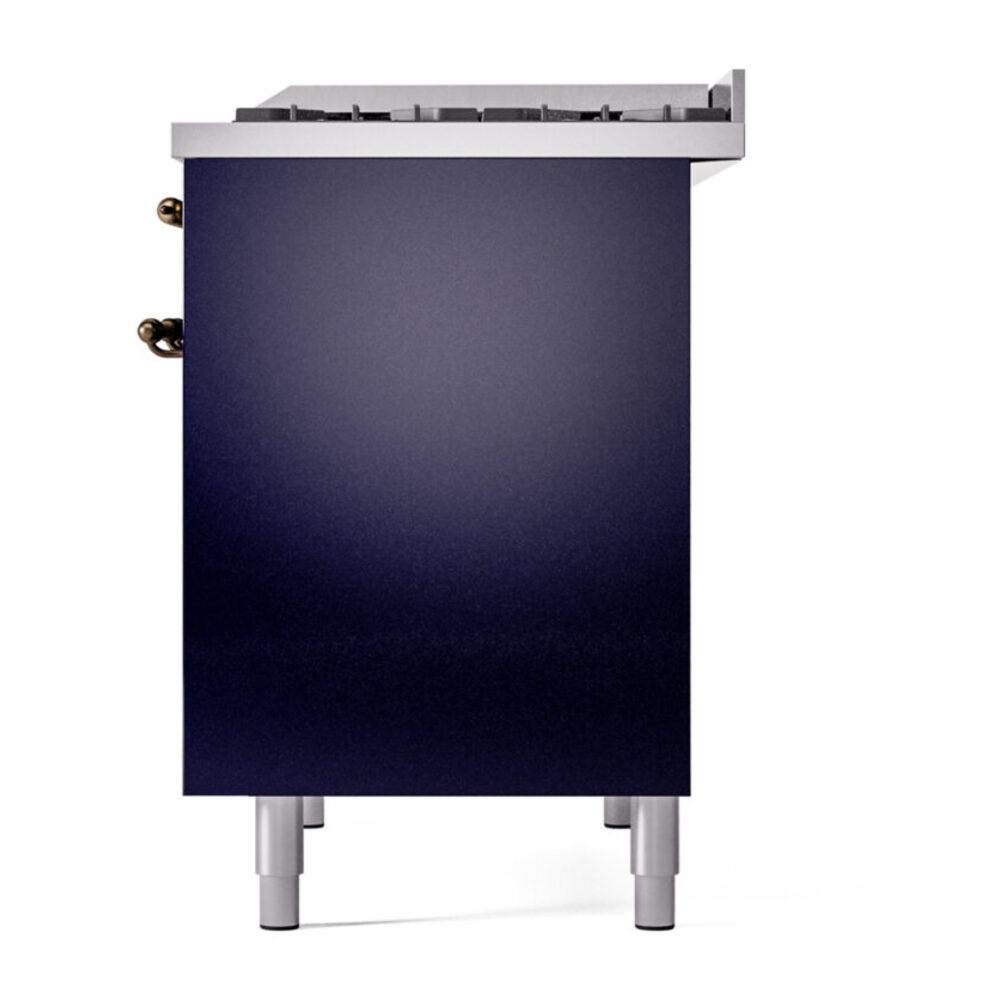 ILVE UPD40FNMPMBB Nostalgie II 40" Dual Fuel Range, right side view