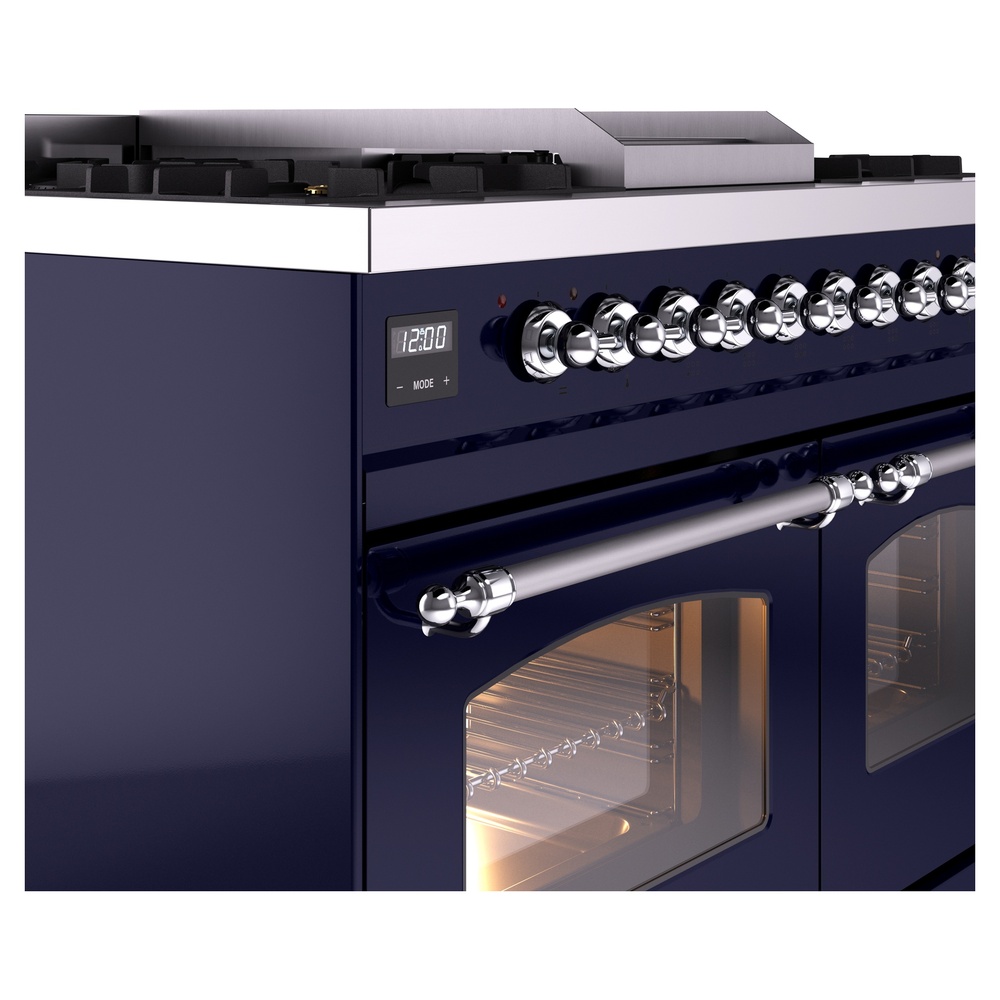ILVE UPD40FNMPMBCLP Nostalgie II 40" Dual Fuel Range, details