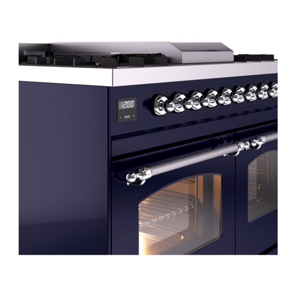ILVE UPD40FNMPMBCLP Nostalgie II 40" Dual Fuel Range, details