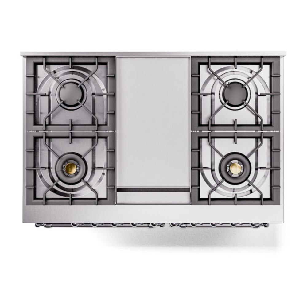 ILVE UPD40FNMPMBCLP Nostalgie II 40" Dual Fuel Range, top view