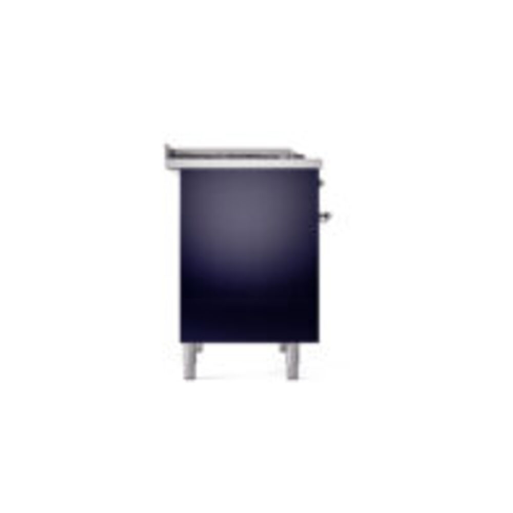 ILVE UPD40FNMPMBCLP Nostalgie II 40" Dual Fuel Range, left side view