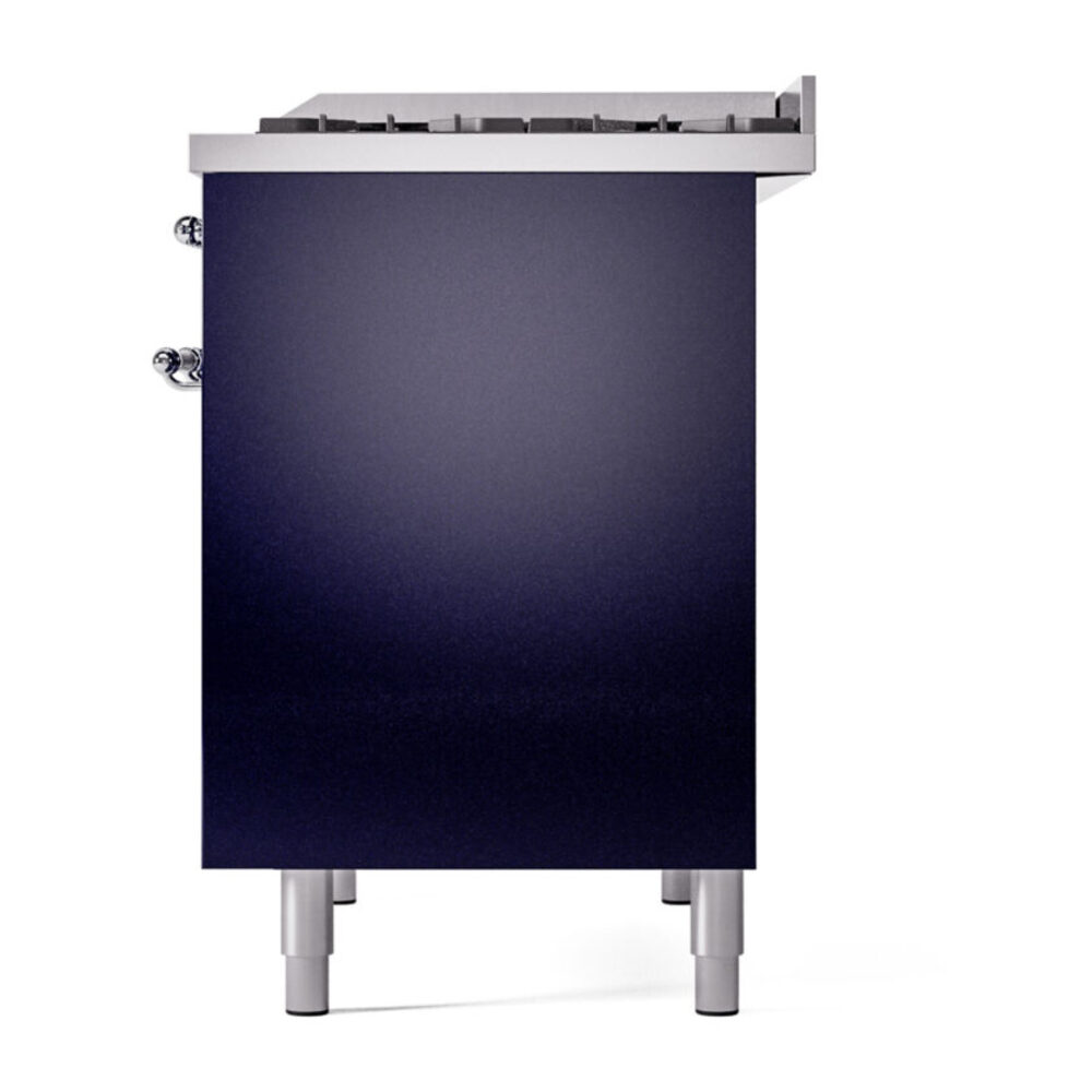 ILVE UPD40FNMPMBC Nostalgie II 40" Dual Fuel Range, right side view