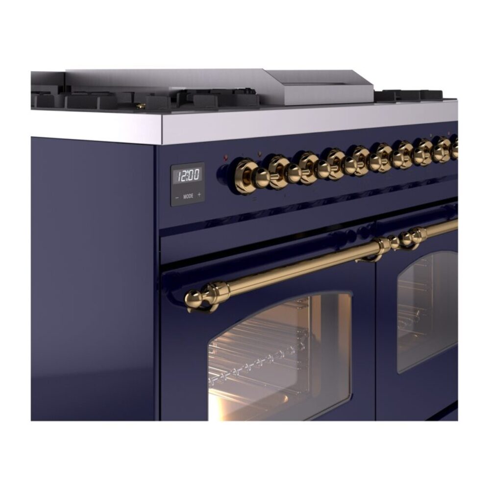 ILVE UPD40FNMPMBGLP Nostalgie II 40" Dual Fuel Range, details
